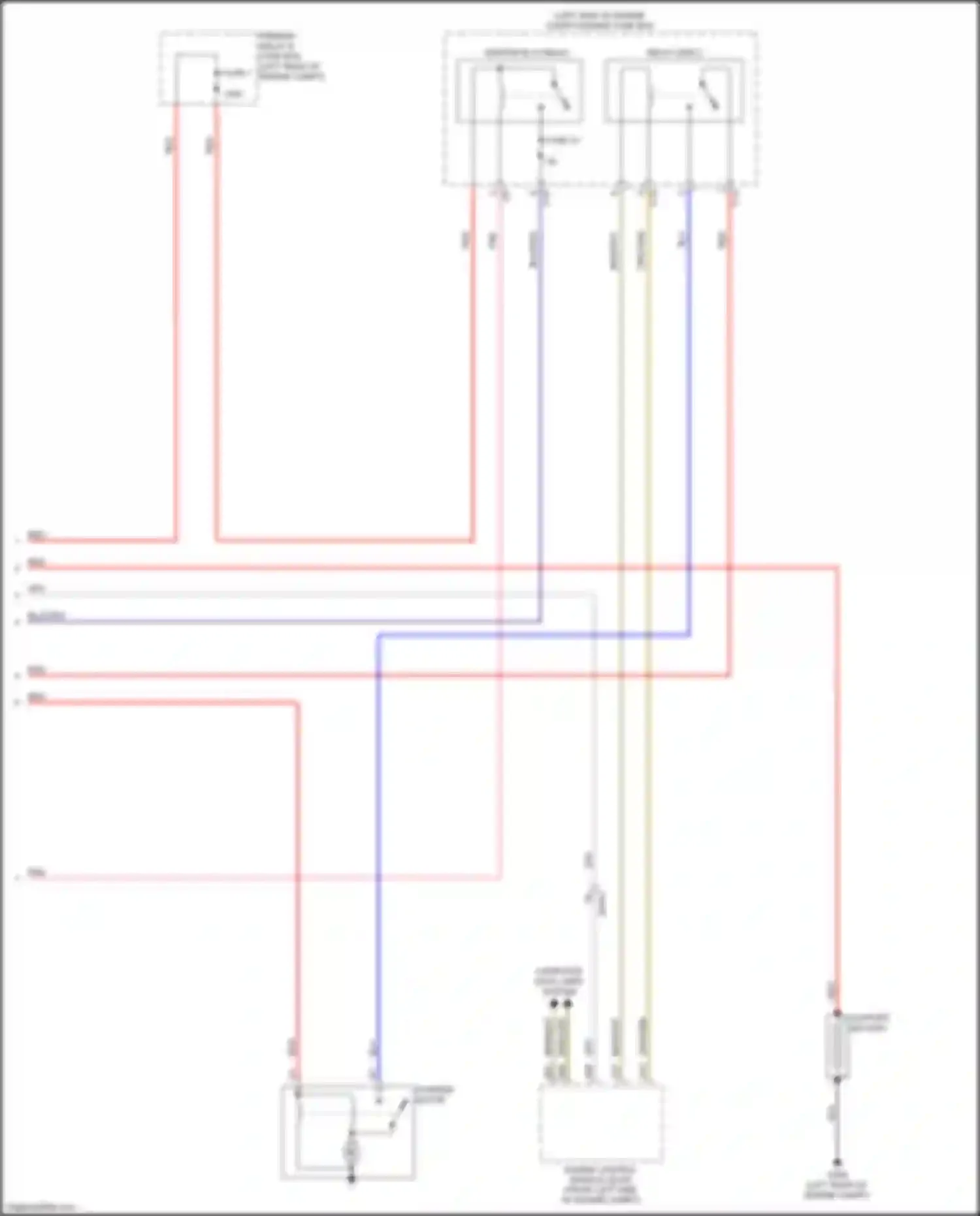 Wiring diagram primary relay & fuse box for Volvo XC90 II (2014-2019) (10 of 15)