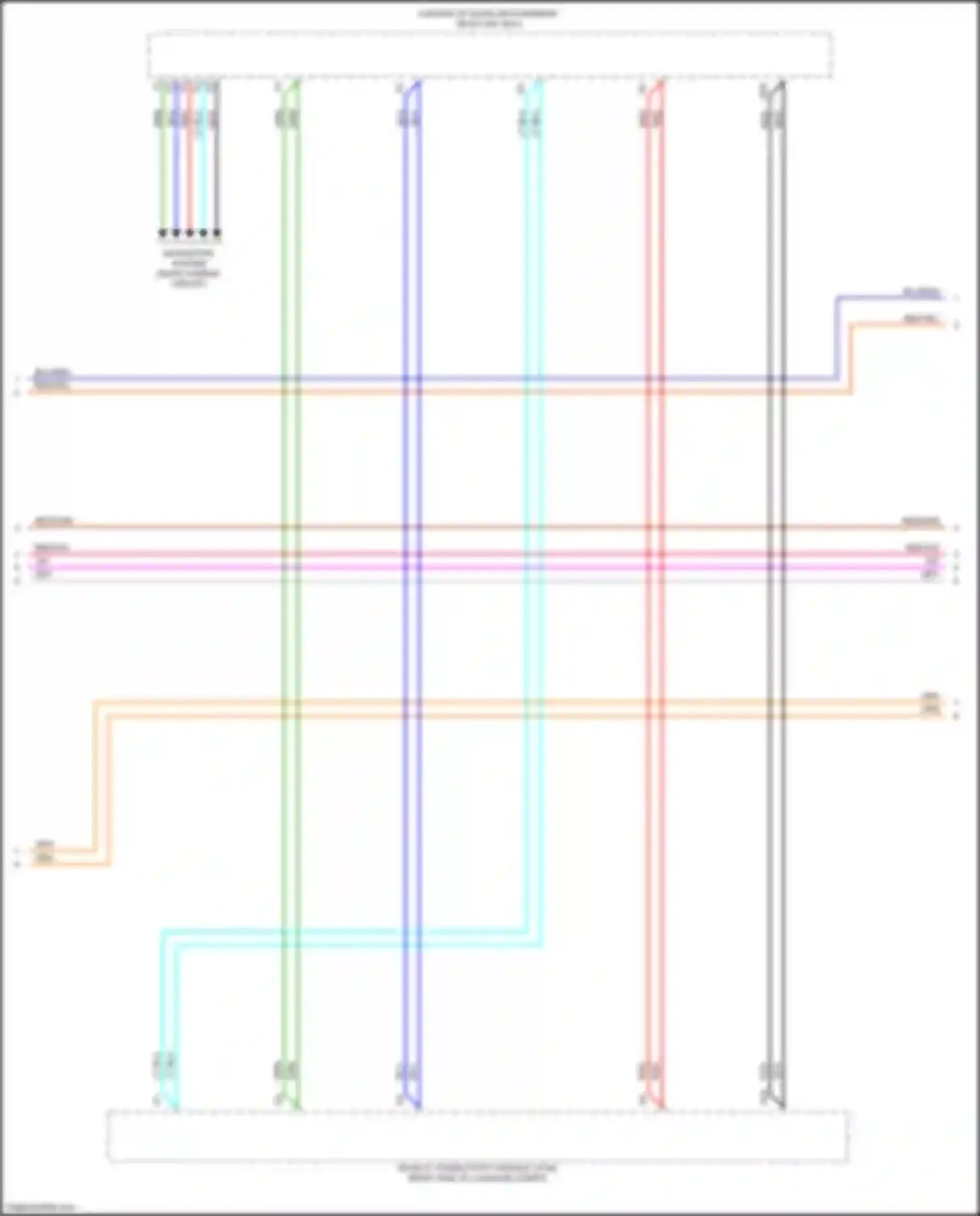 Wiring diagram rear camera circuit for Volvo XC90 II (2014-2019) (1 of 2)