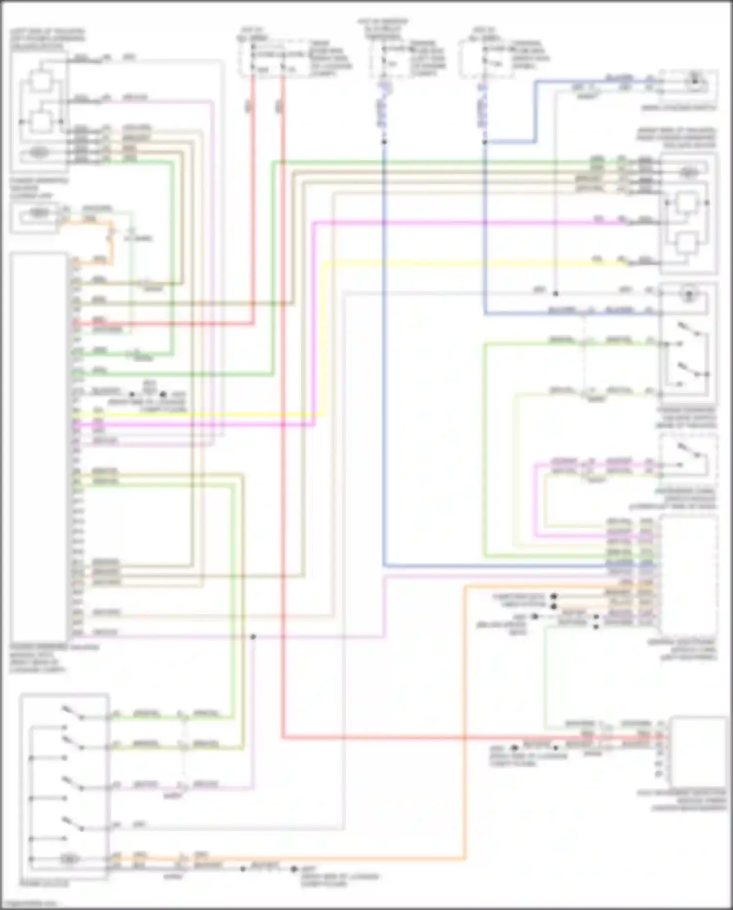Wiring diagram rear leveling switch for Volvo XC90 II (2014-2019) (4 of 4)