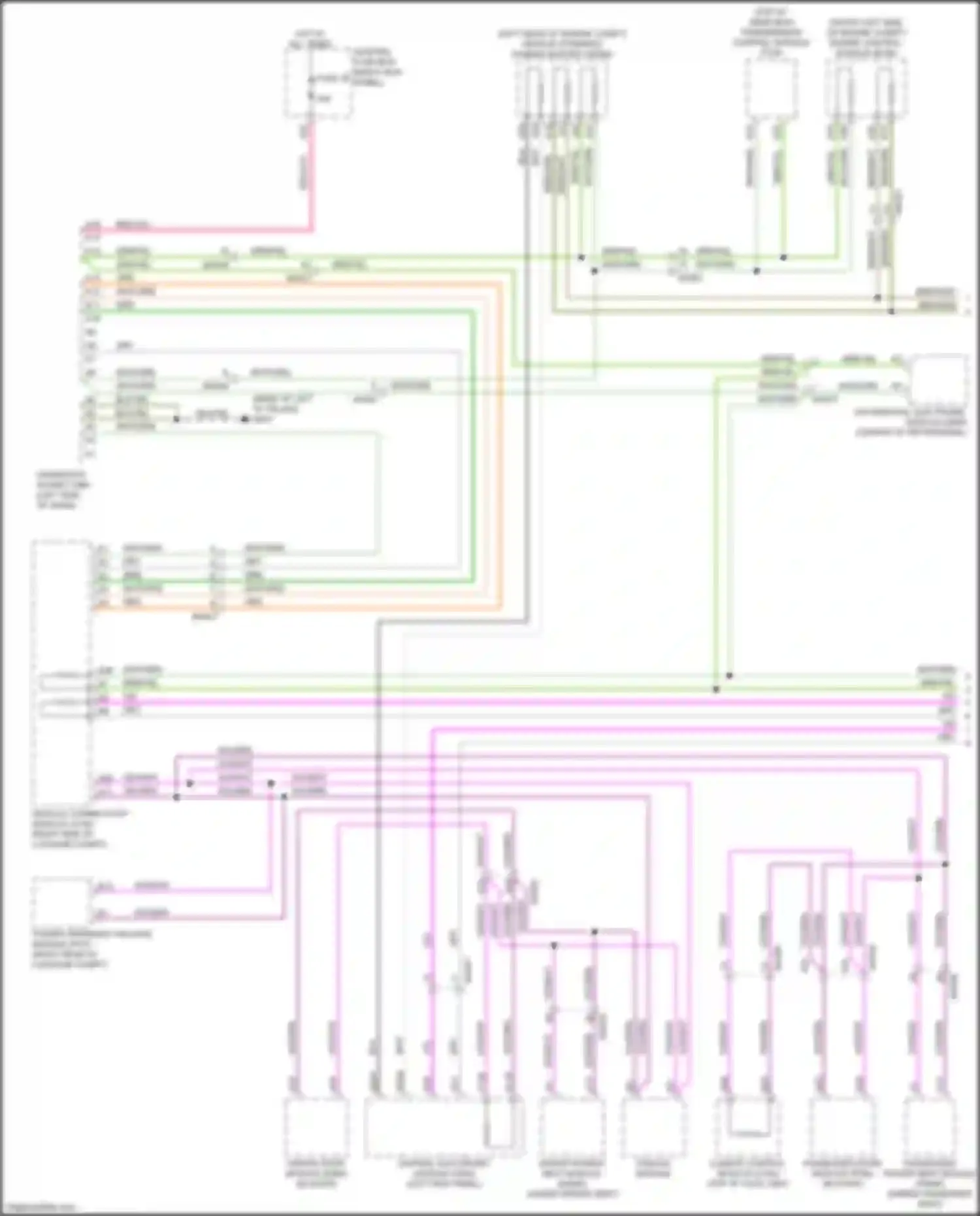 Wiring diagram trailer module for Volvo XC90 II (2014-2019) (1 of 5)