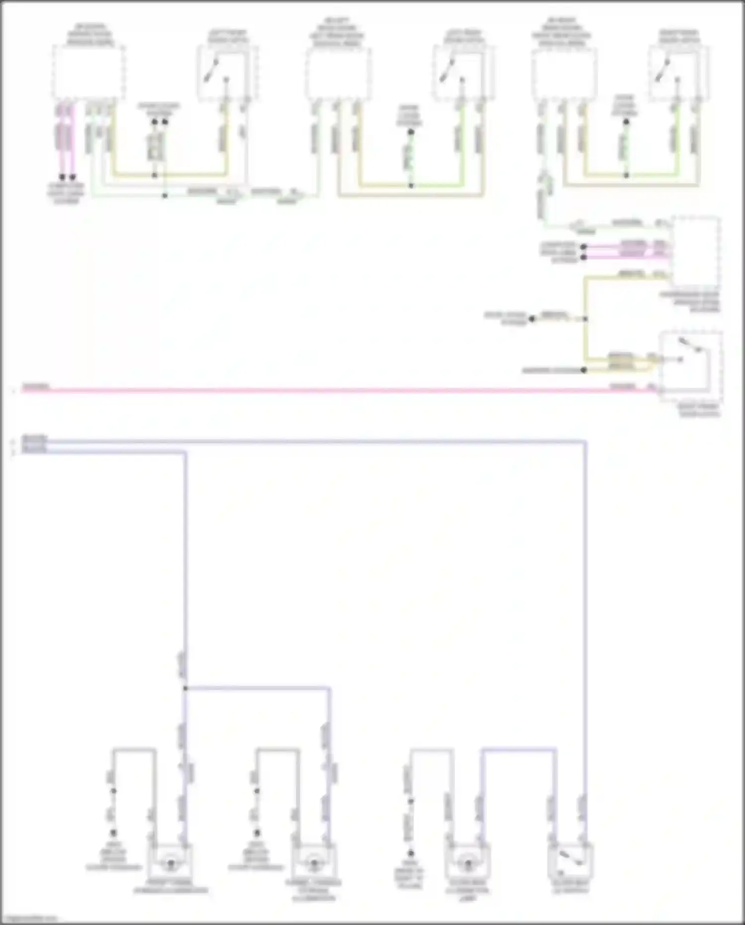 Wiring diagram tunnel console storage illumination for Volvo XC90 II (2014-2019) (1 of 4)