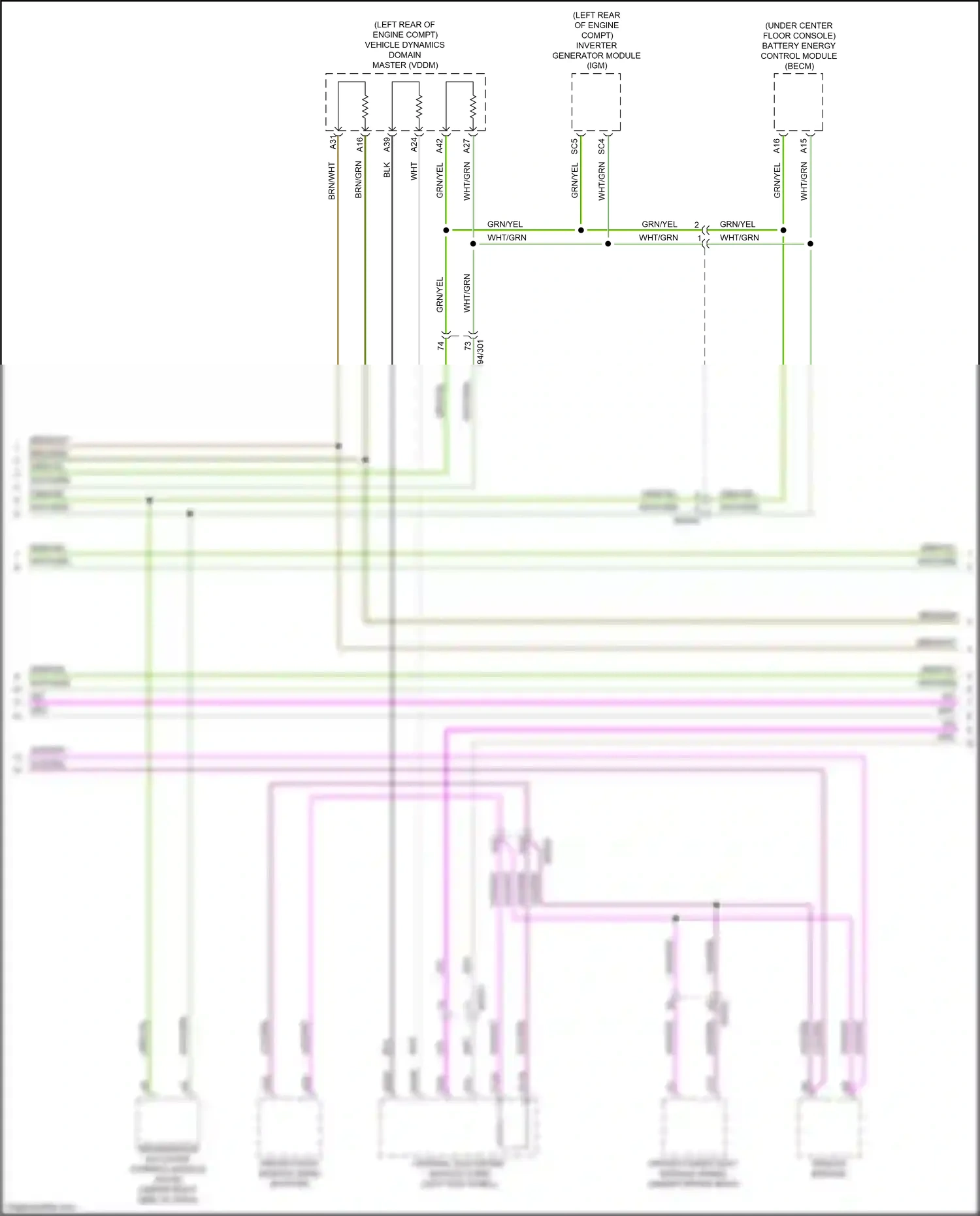 Wiring diagram vio for Volvo XC90 II (2014-2019) (5 of 76)