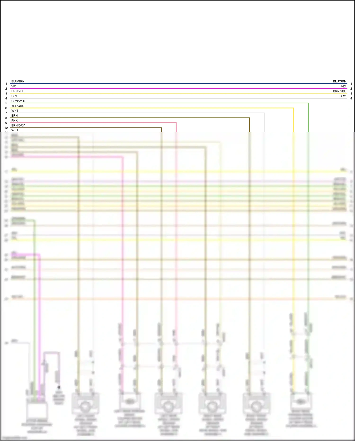 Wiring diagram vio/org for Volvo XC90 II (2014-2019) (12 of 38)