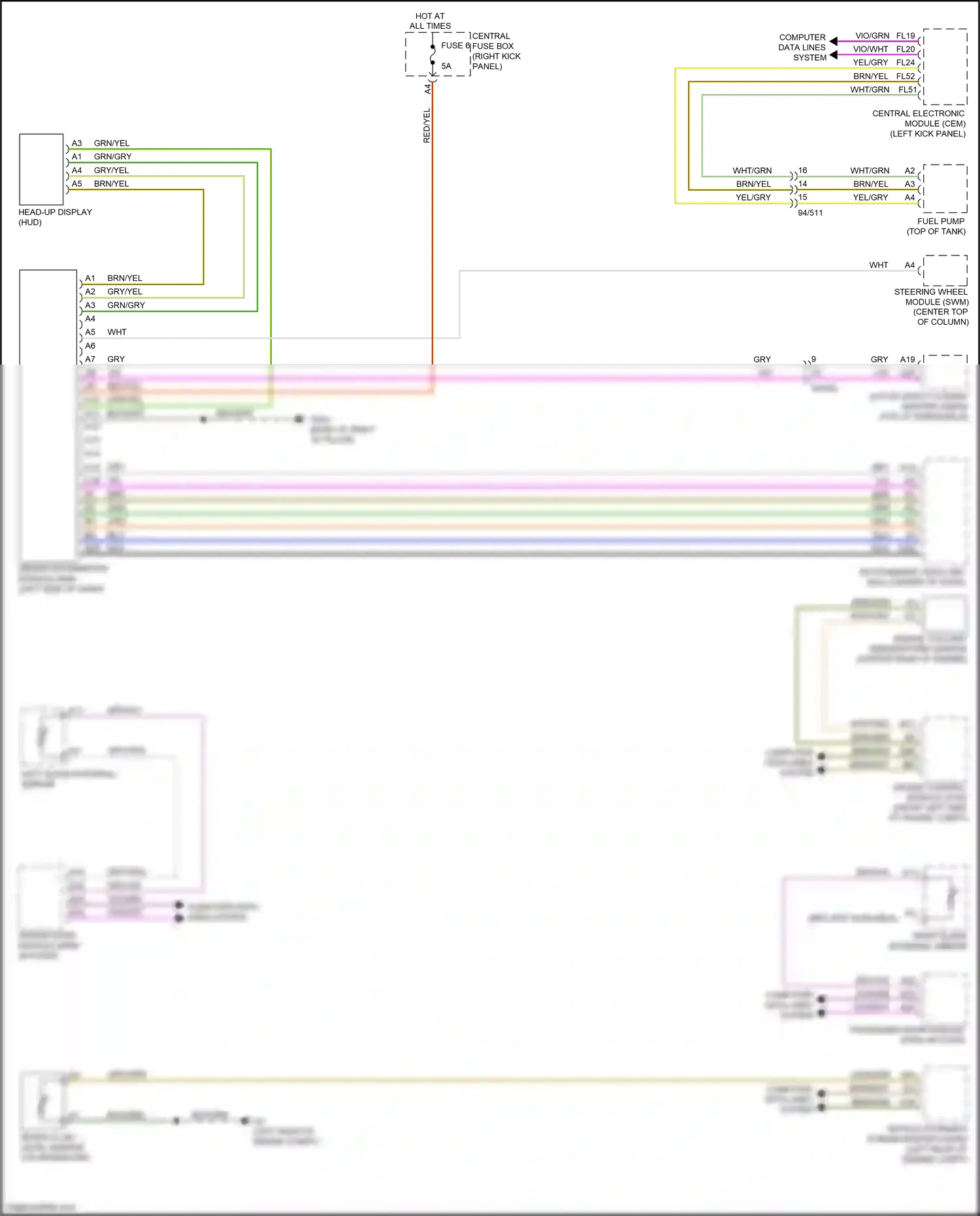 Wiring diagram vio/wht for Volvo XC90 II (2014-2019) (15 of 56)